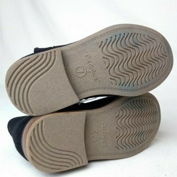 Girl's Cat & Jack Ankle Booties Boots Shoes Zip Up - Picture 7 of 9